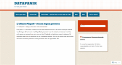 Desktop Screenshot of datapanik.wordpress.com