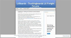 Desktop Screenshot of ltlboards.wordpress.com