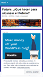 Mobile Screenshot of futurs.wordpress.com