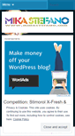 Mobile Screenshot of mikastefano.wordpress.com