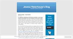 Desktop Screenshot of jessicawaterhouse.wordpress.com