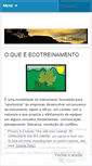 Mobile Screenshot of fariaecotreinamento.wordpress.com