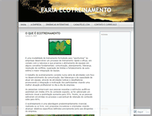 Tablet Screenshot of fariaecotreinamento.wordpress.com