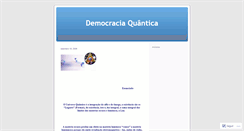 Desktop Screenshot of democraciaquantica.wordpress.com