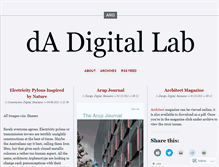 Tablet Screenshot of dadigitallab.wordpress.com