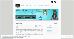 Desktop Screenshot of myanmarwebdev.wordpress.com