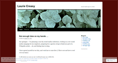 Desktop Screenshot of lauriecreasy.wordpress.com