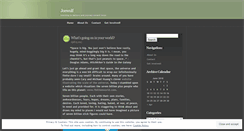 Desktop Screenshot of joewulf.wordpress.com