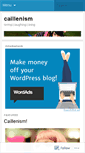 Mobile Screenshot of caillenism.wordpress.com