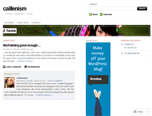 Tablet Screenshot of caillenism.wordpress.com