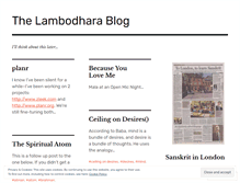 Tablet Screenshot of lambodhara.wordpress.com