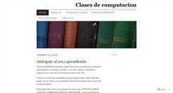 Desktop Screenshot of computacionclases.wordpress.com