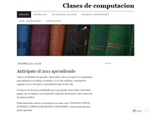 Tablet Screenshot of computacionclases.wordpress.com