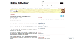 Desktop Screenshot of dahlaniskan.wordpress.com