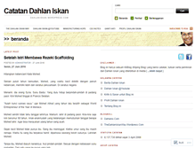 Tablet Screenshot of dahlaniskan.wordpress.com