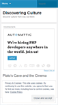 Mobile Screenshot of discoveringculture.wordpress.com