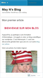 Mobile Screenshot of maybien.wordpress.com
