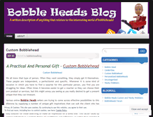 Tablet Screenshot of bobbleheadsblog.wordpress.com