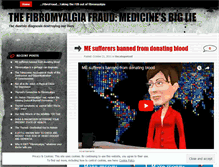 Tablet Screenshot of fibrofraud.wordpress.com