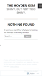 Mobile Screenshot of hoydengem.wordpress.com