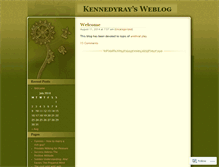 Tablet Screenshot of kennedyray.wordpress.com