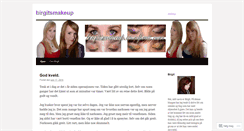 Desktop Screenshot of birgitsmakeup.wordpress.com