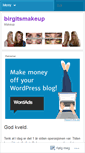 Mobile Screenshot of birgitsmakeup.wordpress.com