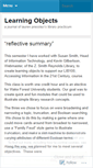 Mobile Screenshot of learningobjects.wordpress.com