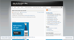Desktop Screenshot of miketherecruiter.wordpress.com