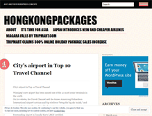 Tablet Screenshot of hongkongpackages.wordpress.com