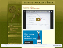 Tablet Screenshot of leveauquabulair.wordpress.com