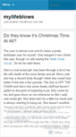 Mobile Screenshot of mylifeblows.wordpress.com