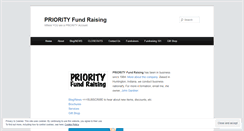 Desktop Screenshot of priorityfundraising.wordpress.com