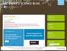 Tablet Screenshot of msbarrycop.wordpress.com