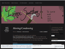 Tablet Screenshot of insanctum.wordpress.com