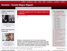 Tablet Screenshot of gondolatjelek.wordpress.com