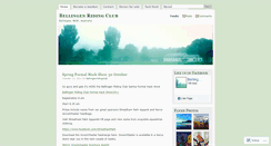 Desktop Screenshot of bellingenridingclub.wordpress.com