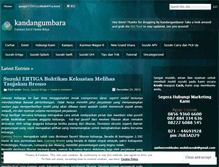 Tablet Screenshot of kandangumbara.wordpress.com