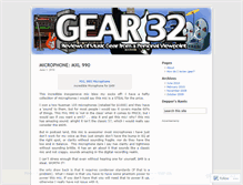Tablet Screenshot of gear32.wordpress.com
