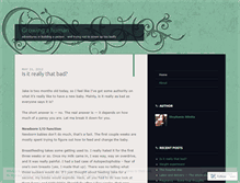 Tablet Screenshot of growingahuman.wordpress.com