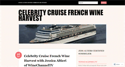 Desktop Screenshot of celebritywinecruise.wordpress.com