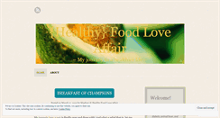 Desktop Screenshot of healthyfoodloveaffair.wordpress.com