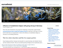 Tablet Screenshot of euroatheist.wordpress.com