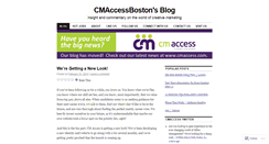 Desktop Screenshot of cmaccessboston.wordpress.com