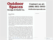 Tablet Screenshot of outdoorspacesdb.wordpress.com