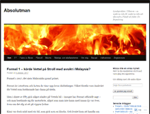 Tablet Screenshot of absolutman.wordpress.com