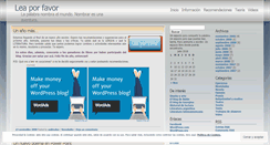 Desktop Screenshot of leaporfavor.wordpress.com
