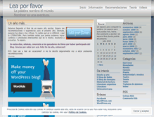 Tablet Screenshot of leaporfavor.wordpress.com