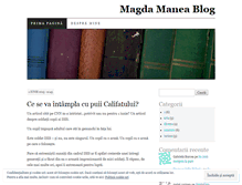 Tablet Screenshot of magdamanea.wordpress.com