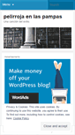 Mobile Screenshot of pelirrojaenlaspampas.wordpress.com